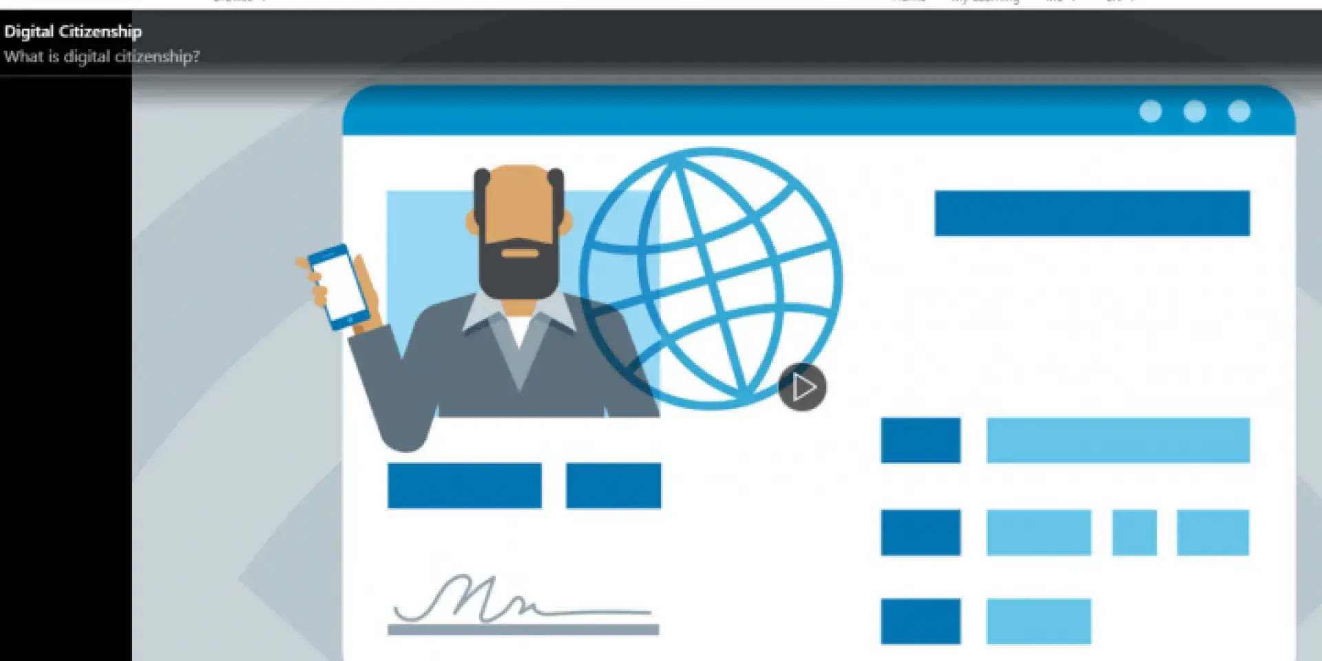 Digital Citizenship LinkedIn Learning screenshot