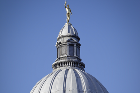 Golden Boy on Old College dome